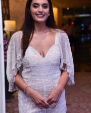 Actress Divyansha Kaushik at Ramarao On Duty Movie Trailer Launch Pictures 04