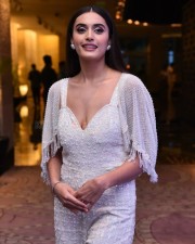 Actress Divyansha Kaushik at Ramarao On Duty Movie Trailer Launch Pictures 11
