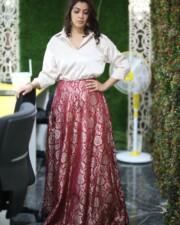 Actress Varalaxmi Sarathkumar at Hanu Man Interview Pictures 06
