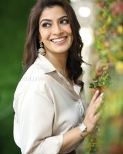 Actress Varalaxmi Sarathkumar at Hanu Man Interview Pictures 16