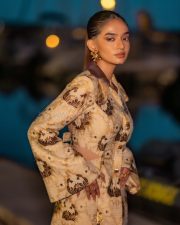 Beautiful Anushka Sen in a Black and Beige Outfit at Cannes Photos 05
