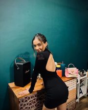Bold and Beautiful Anushka Sen in a Black Mini Dress Pictures 01 Bold and Beautiful Anushka Sen in a Black Mini Dress Pictures 01