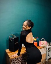 Bold and Beautiful Anushka Sen in a Black Mini Dress Pictures 04 Bold and Beautiful Anushka Sen in a Black Mini Dress Pictures 04