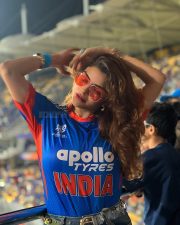 Charismatic Actress Anveshi Jain in a Blue India Cricket Jersey Photos 04 Charismatic Actress Anveshi Jain in a Blue India Cricket Jersey Photos 04