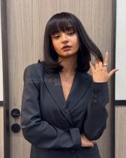 Classy Anushka Sen in an All Black Outfit Photos 01 Classy Anushka Sen in an All Black Outfit Photos 01