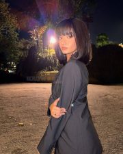Classy Anushka Sen in an All Black Outfit Photos 04 Classy Anushka Sen in an All Black Outfit Photos 04