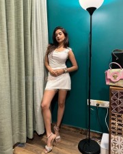 Cute Anushka Sen in a White Top and Mini Skirt Pictures 02 Cute Anushka Sen in a White Top and Mini Skirt Pictures 02