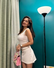 Cute Anushka Sen in a White Top and Mini Skirt Pictures 05 Cute Anushka Sen in a White Top and Mini Skirt Pictures 05