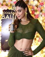 Dazzling Actress Akanksha Puri in a Green Sheer Crop Top and Skirt Photos 05 Dazzling Actress Akanksha Puri in a Green Sheer Crop Top and Skirt Photos 05