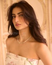 Enchanting Actress Palak Tiwari in a White Floral Strapless Mini Dress Photos 04 Enchanting Actress Palak Tiwari in a White Floral Strapless Mini Dress Photos 04
