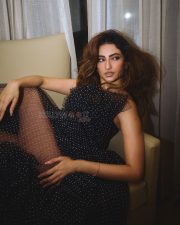 Gorgeous Palak Tiwari in a Black Off Shoulder Polka Dotted Gown Photos 03 Gorgeous Palak Tiwari in a Black Off Shoulder Polka Dotted Gown Photos 03