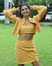 Heroine Divyansha Kaushik at Ramarao On Duty Movie Interview Photos 03