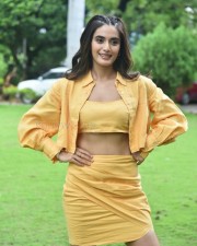 Heroine Divyansha Kaushik at Ramarao On Duty Movie Interview Photos 12