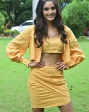 Heroine Divyansha Kaushik at Ramarao On Duty Movie Interview Photos 15