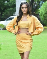 Heroine Divyansha Kaushik at Ramarao On Duty Movie Interview Photos 20