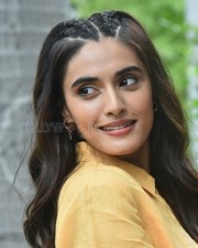 Heroine Divyansha Kaushik at Ramarao On Duty Movie Interview Photos 25