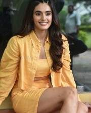 Heroine Divyansha Kaushik at Ramarao On Duty Movie Interview Photos 37