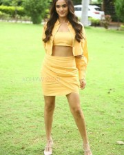 Heroine Divyansha Kaushik at Ramarao On Duty Movie Interview Photos 38