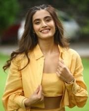 Heroine Divyansha Kaushik at Ramarao On Duty Movie Interview Photos 50