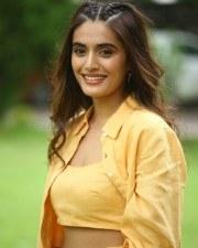 Heroine Divyansha Kaushik at Ramarao On Duty Movie Interview Photos 52