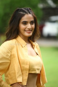 Heroine Divyansha Kaushik at Ramarao On Duty Movie Interview Photos 53