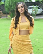 Heroine Divyansha Kaushik at Ramarao On Duty Movie Interview Photos 75