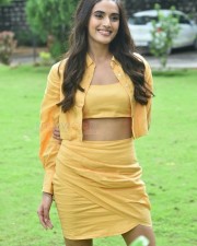 Heroine Divyansha Kaushik at Ramarao On Duty Movie Interview Photos 76