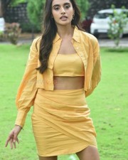 Heroine Divyansha Kaushik at Ramarao On Duty Movie Interview Photos 77