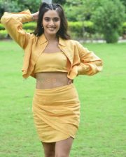 Heroine Divyansha Kaushik at Ramarao On Duty Movie Interview Photos 79