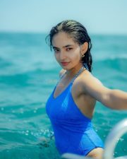 Hot Anushka Sen in a Blue Swimsuit Vacation Pictures 04 Hot Anushka Sen in a Blue Swimsuit Vacation Pictures 04