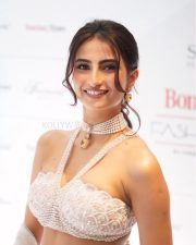 Hot Palak Tiwari in a White Lehenga at Bombay Times Fashion Week 2025 Photos 01