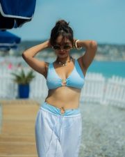Passionate Anuskha Sen in a Sky Blue Bikini Photos 02