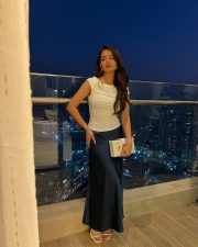 Pretty Anushka Sen in a White Top and Blue Full Length Skirt Pictures 08 Pretty Anushka Sen in a White Top and Blue Full Length Skirt Pictures 08