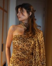 Rosie The Saffron Chapter Actress Palak Tiwari in a Leopard Printed Mini Dress Photos 02