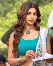 Sexy Akanksha Puri in a Turquoise Floral Lehenga Photos 04 Sexy Akanksha Puri in a Turquoise Floral Lehenga Photos 04