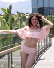 Sexy Shraddha Arya in a Pastel Bikini Photos 01