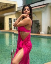 Sultry Aakansha Puri Cleavage in a Pink Bikini Lace Sarong Photos 07 Sultry Aakansha Puri Cleavage in a Pink Bikini Lace Sarong Photos 07