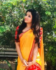 Actress Adhiti In Traditional Saree Photoshoot Stills 03