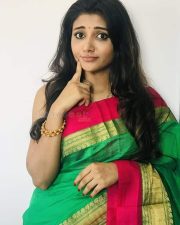 Actress Adhiti In Traditional Saree Photoshoot Stills 05