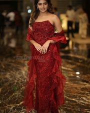 Actress Aditi Shankar at Bhairavam Movie Pre Release Event Pictures 05