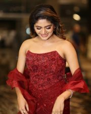 Actress Aditi Shankar at Bhairavam Movie Pre Release Event Pictures 10