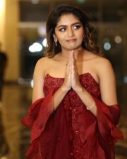 Actress Aditi Shankar at Bhairavam Movie Pre Release Event Pictures 17