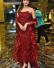 Actress Aditi Shankar at Bhairavam Movie Pre Release Event Pictures 33