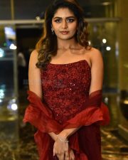 Actress Aditi Shankar at Bhairavam Movie Pre Release Event Pictures 36