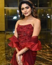 Actress Aditi Shankar at Bhairavam Movie Pre Release Event Pictures 38