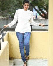 Actress Akshitha At Prementha Panichese Narayana Press Meet Photos 05
