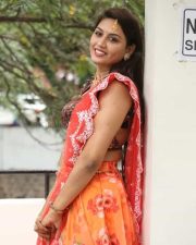 Actress Madhavi Atthi at King of Golkonda Movie Logo Launch Stills 09