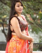 Actress Madhavi Atthi at King of Golkonda Movie Logo Launch Stills 18