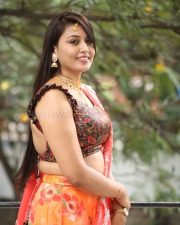 Actress Madhavi Atthi at King of Golkonda Movie Logo Launch Stills 19