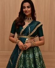 Actress Meenakshi Chaudhary at Hatya Pre Release Event Photos 10
